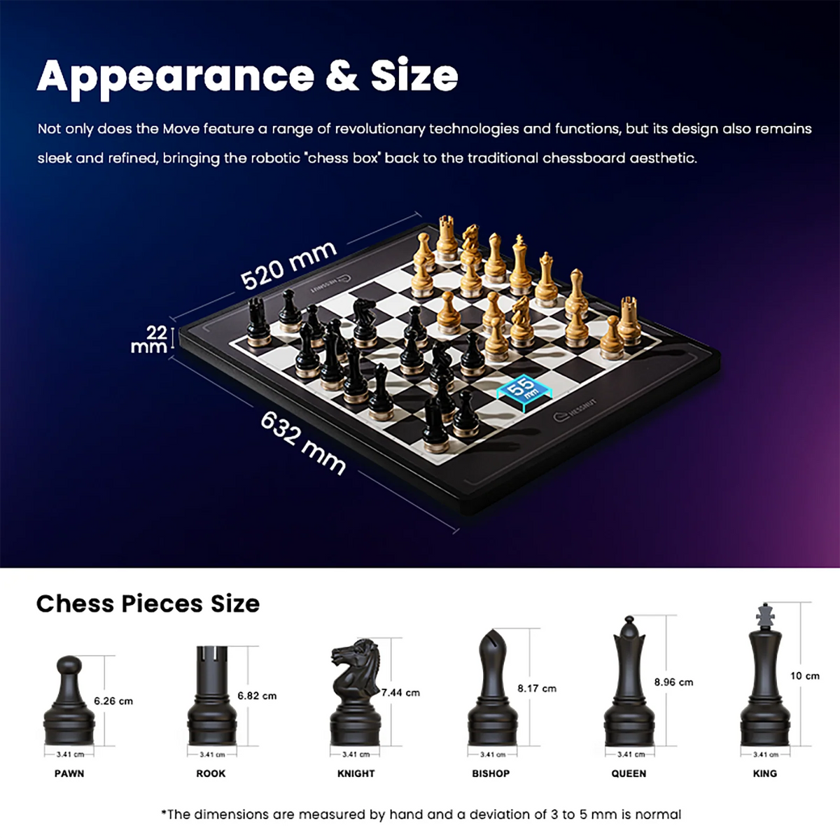 Chessnut Move - Advanced Robotic Chessboard with Wooden Pieces