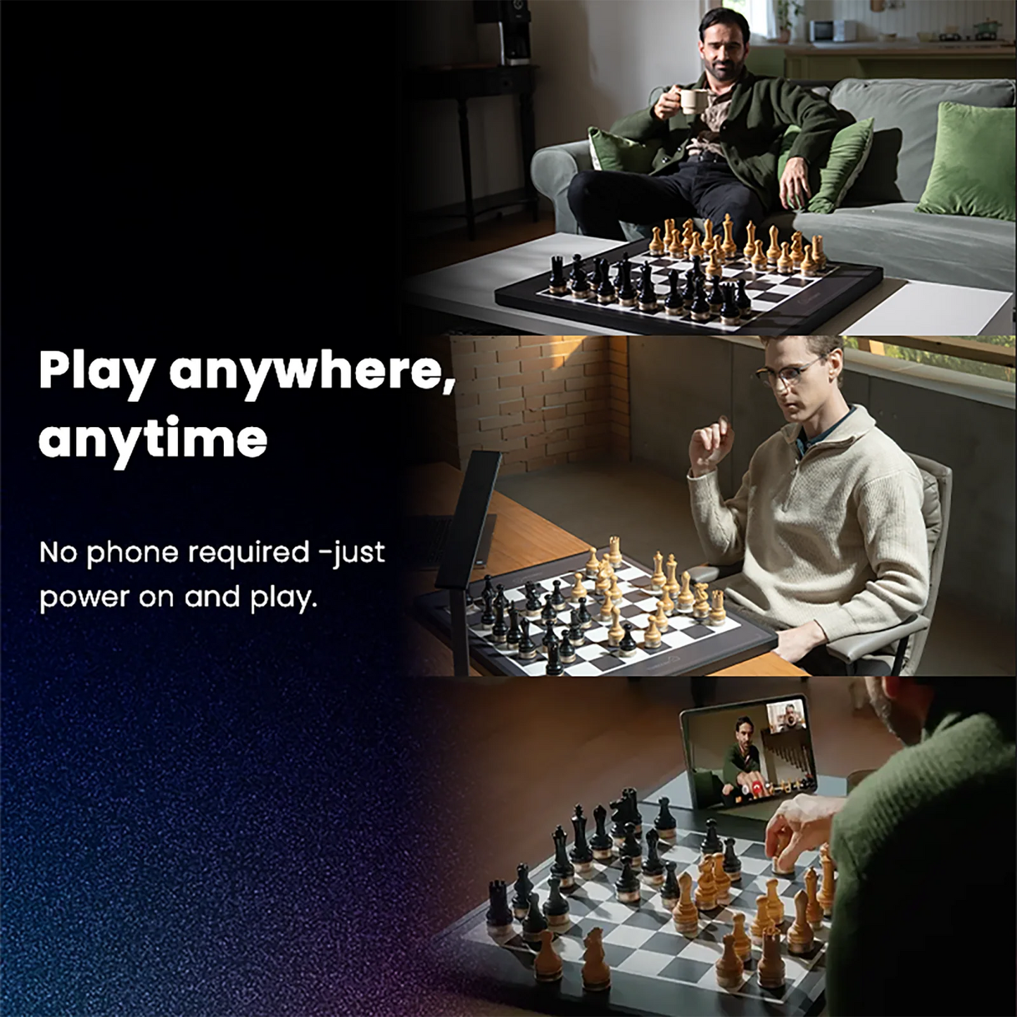 Chessnut Move - Advanced Robotic Chessboard with Wooden Pieces